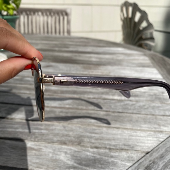 🕶 RAG & BONE YELLOW BLUE MIRRORED AVIATOR SUNNIES - Picture 11 of 16